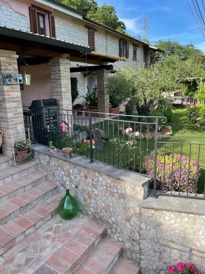 B&B Il Poggetto Serra SantʼAbbondio Eksteriør bilde