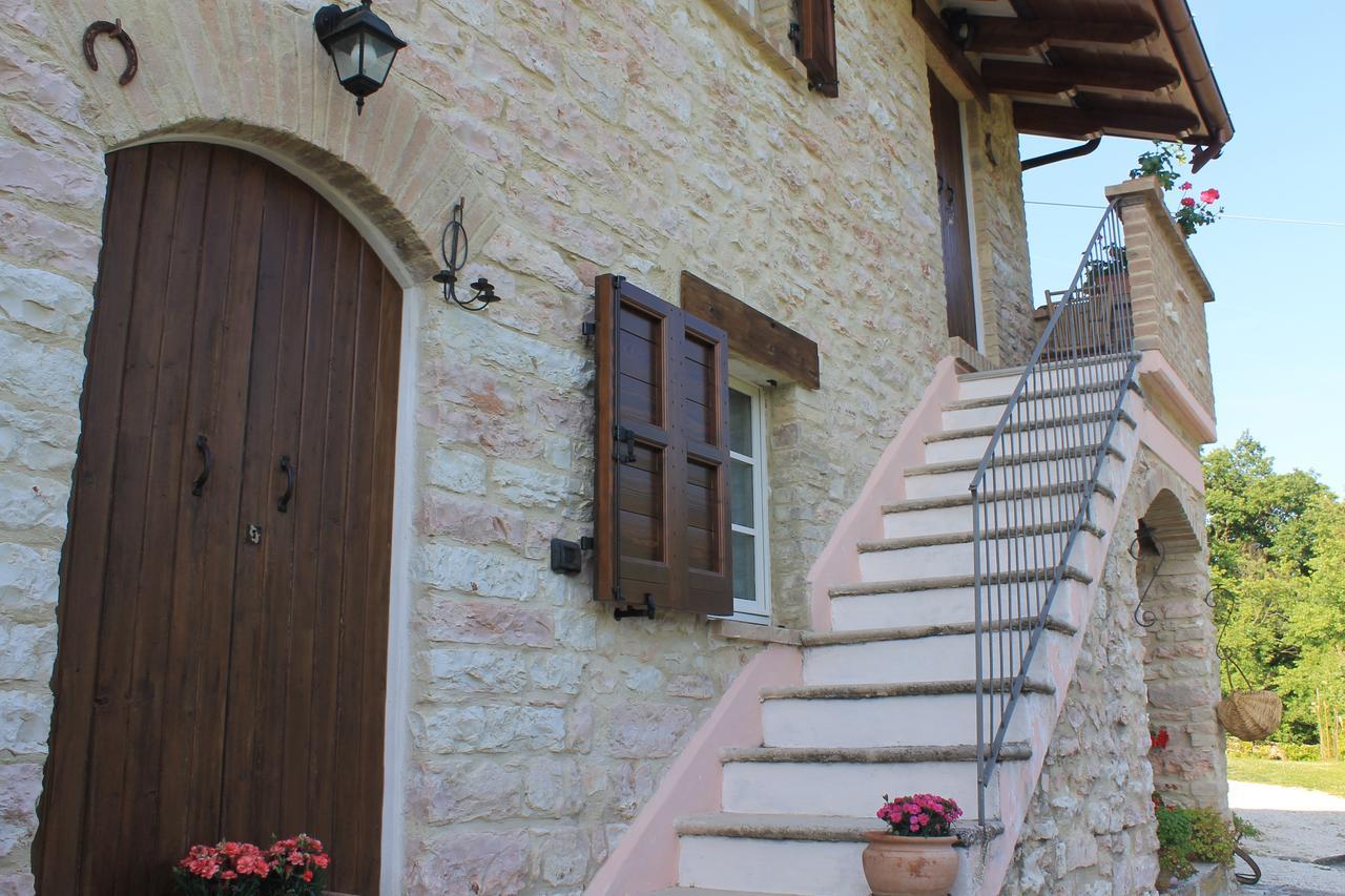 B&B Il Poggetto Serra SantʼAbbondio Eksteriør bilde