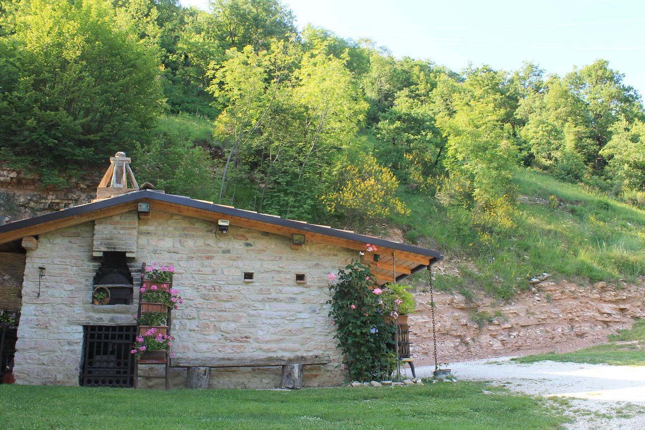 B&B Il Poggetto Serra SantʼAbbondio Eksteriør bilde